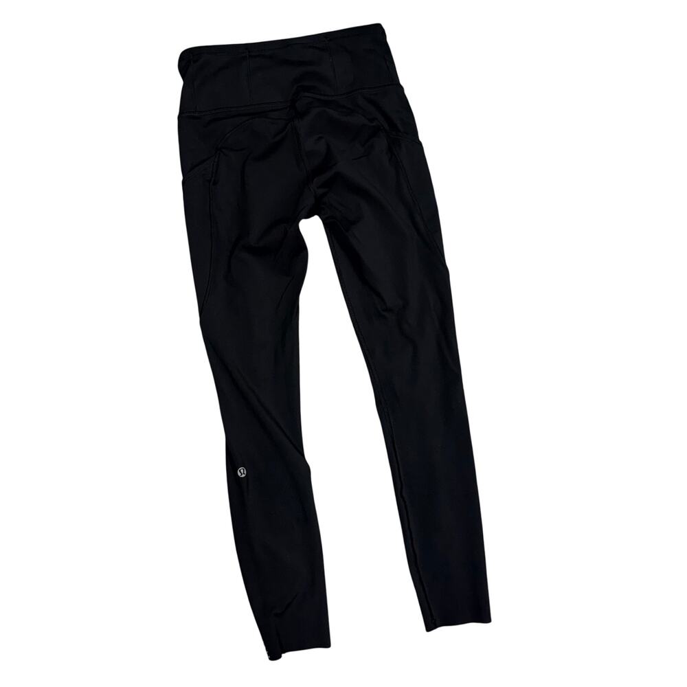 Lululemon Black Leggings Full Length Yoga Size 4